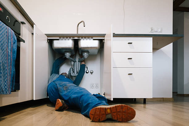 Professional Drain Cleaning technician working in Massillon, OH